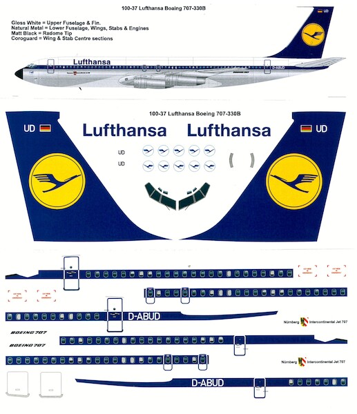 Boeing 707-330B (Lufthansa)  100-37