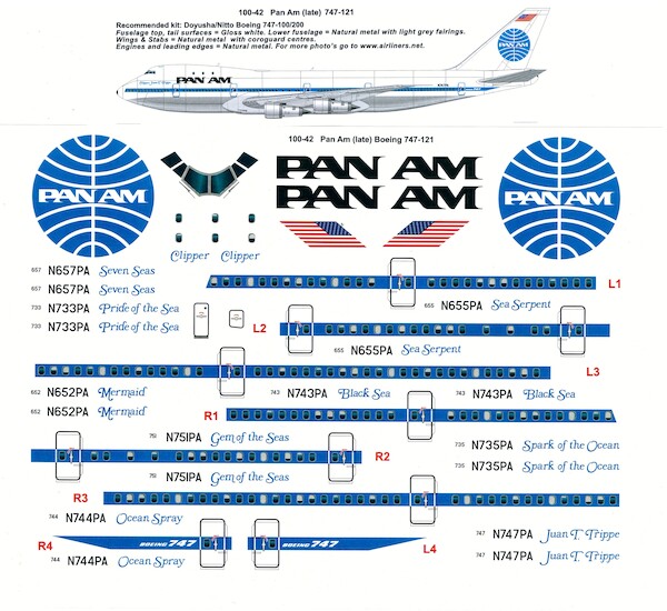 Boeing 747-121 (PanAm)  100-42