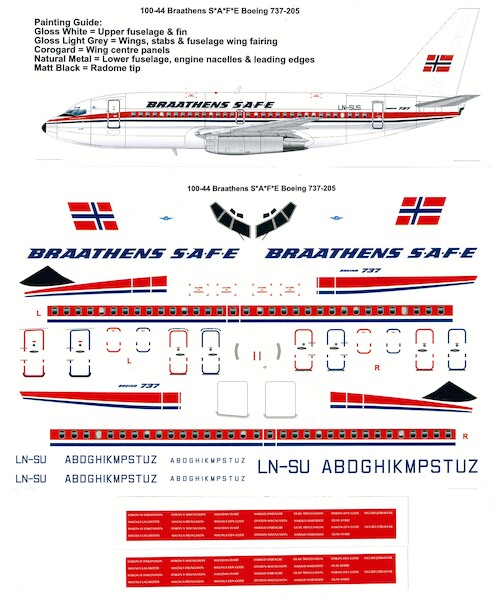 Boeing 737-200 (Braathens SAFE)  100-44