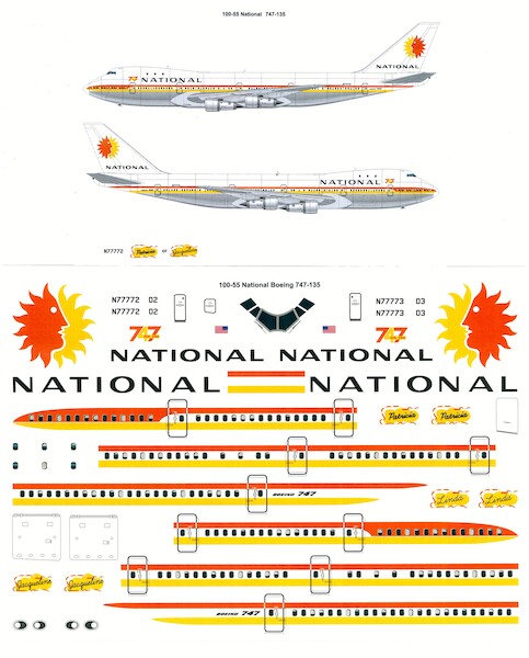 Boeing 747-151 (National) 100-55