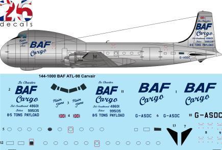 ALT98 Carvair (BAF British Air Ferries)  144-1000