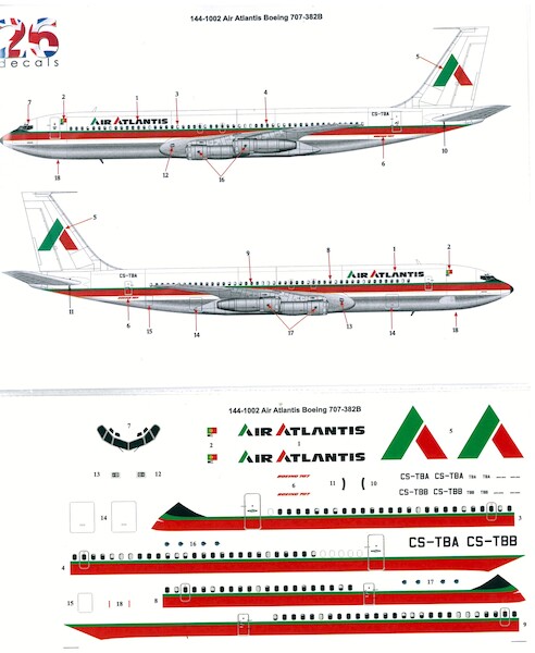 Boeing 707-300 (Air Atlantis)  144-1002