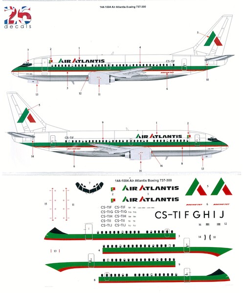 Boeing 737-300 (Air Atlantis) 144-1004