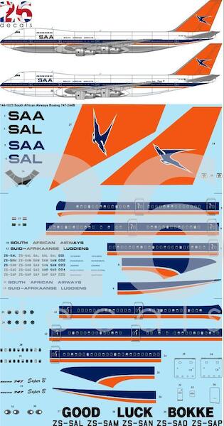 Boeing 747-244B (SAL/SAA Suid Afrikaanse Lugdiens / South African Airlines)  144-1023