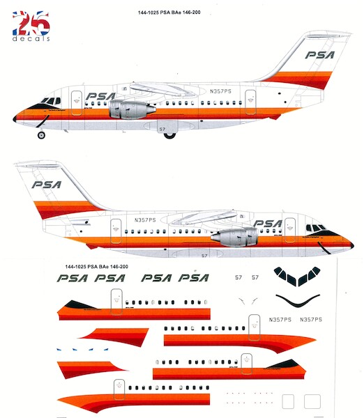 BAe 146-200 (PSA) 144-1025
