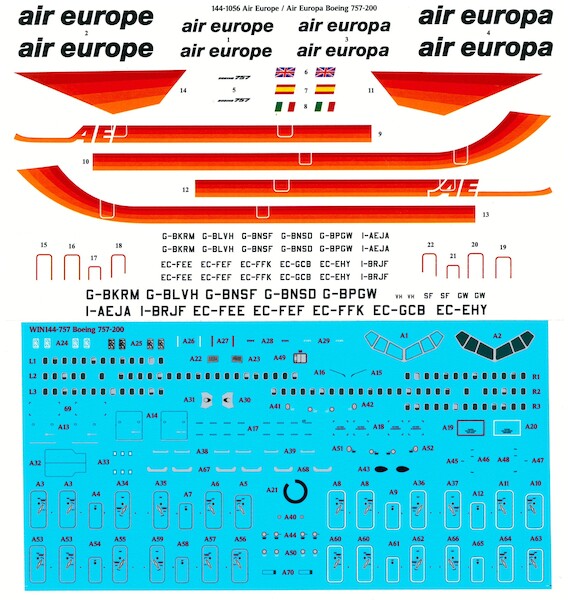 Boeing 757-200 (Air Europe) 144-1056