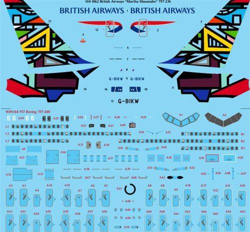 Boeing 757-200 (British Airways "Martha Masanabo")  144-1062