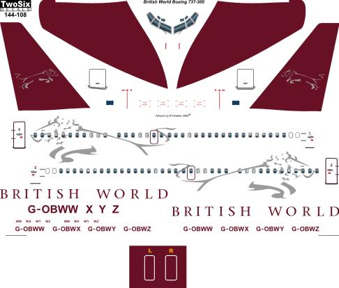 Boeing 737-300 (British World) 144-107