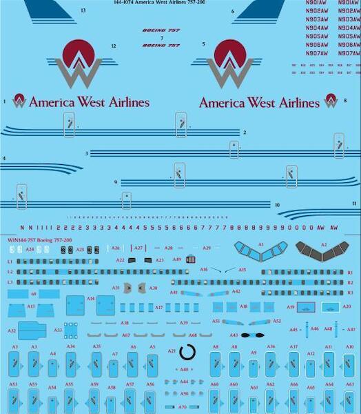 Boeing 757-200 (America West Airlines) 144-1074