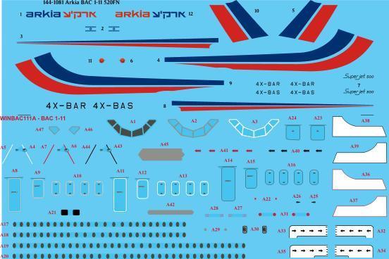 BAC1-11 (Arkia) 144-1081