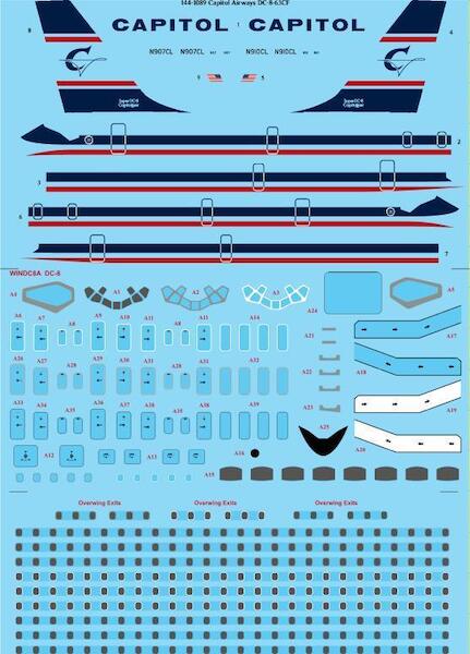 Douglas DC8-63CF (Capitol)  144-1089