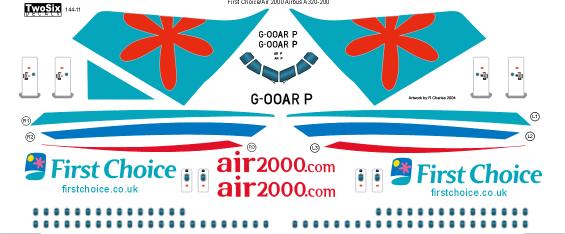 Airbus 320-200 (First Choice-Air 2000) 144-11