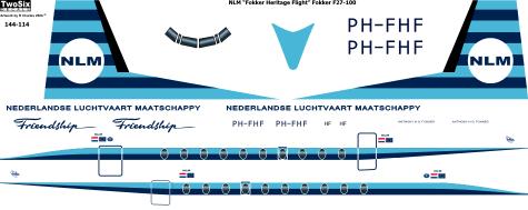 Fokker F27 Friendship (NLM - Fokker Heritage Flight)  144-114