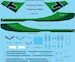 Boeing 737 -200 (Transavia '90's 'Hockeystick') 144-1140
