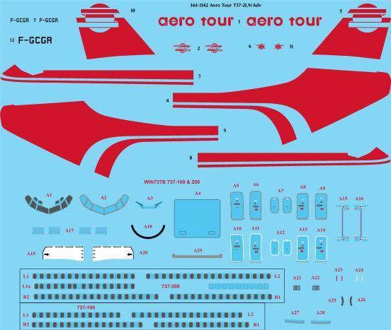 Boeing 737 -200 (Aero Tour) 144-1142