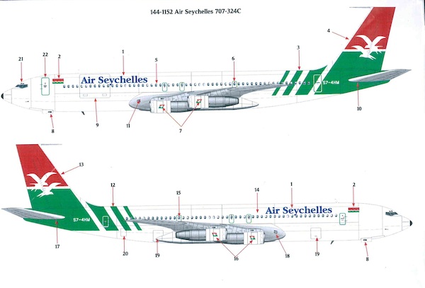 Boeing 707324C (Air Seychelles)  144-1152