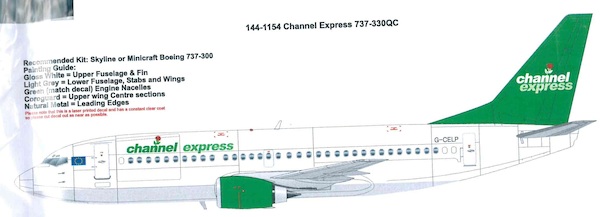 Boeing 737-300(QC) (Channel Express)  144-1154