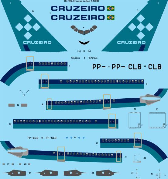 Airbus A300B-4 (Cruzeiro Brazil)  144-1156