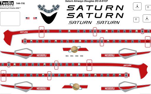 Douglas DC8-61 (Saturn)  144-116