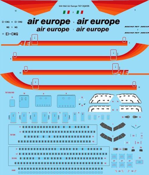 Boeing 767-200/300 (Air Europe)  144-1164