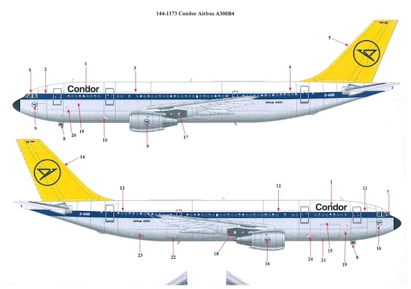Airbus A300B-4 (Condor)  144-1173