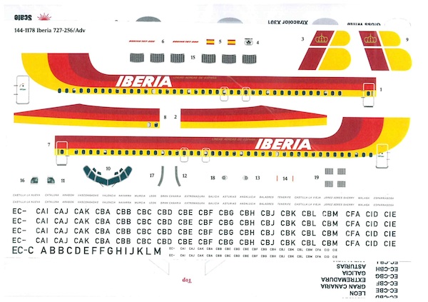 Boeing 727-200 (Iberia) 144-1178