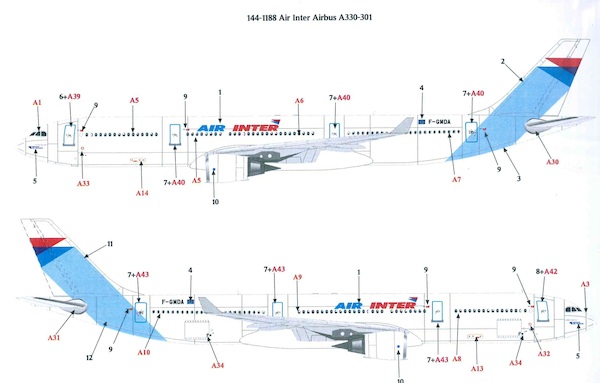 Airbus A330-301 (Air Inter)  144-1188