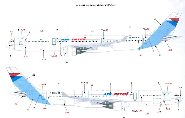 Airbus A330-301 (Air Inter) 144-1188