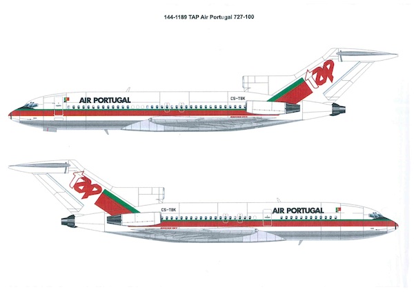 Boeing 727-200 (Air Portugal)  144-1189