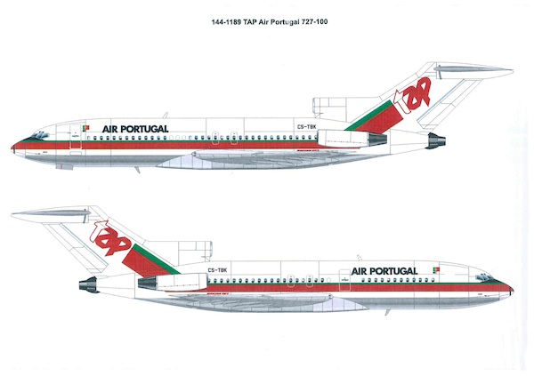 Boeing 727-200 (Air Portugal) 144-1189