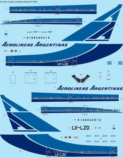 Boeing 747-200 (Aerolineas Argentinas 144-1201
