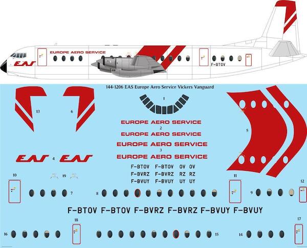 Vickers Vanguard (EAS, European Aero Service) 144-1206