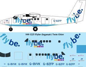 DHC6 Twin Otter (Fly Be) Fits Mark 1 144-1225