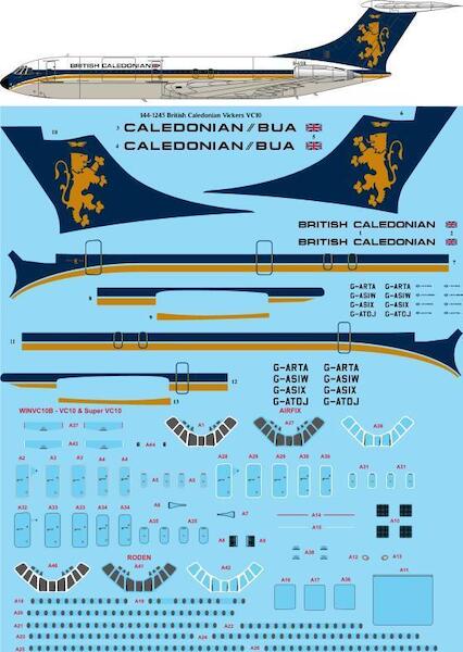 Vickers VC10 (British Caledonian) for Airfix 144-1245