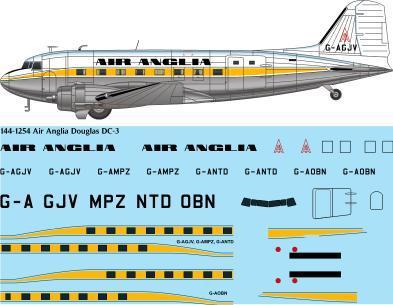 Douglas DC3 (Air Anglia) 144-1254