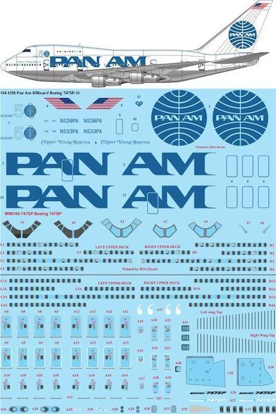Boeing 747SP-21 (PanAm Billboard) 144-1258