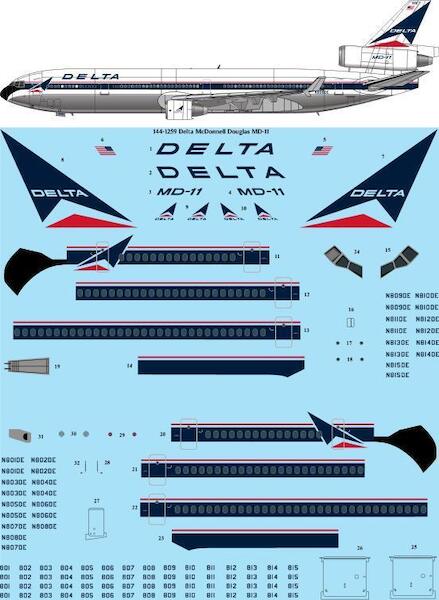 McDonnell Douglas MD11 (Delta- Widget) 144-1259
