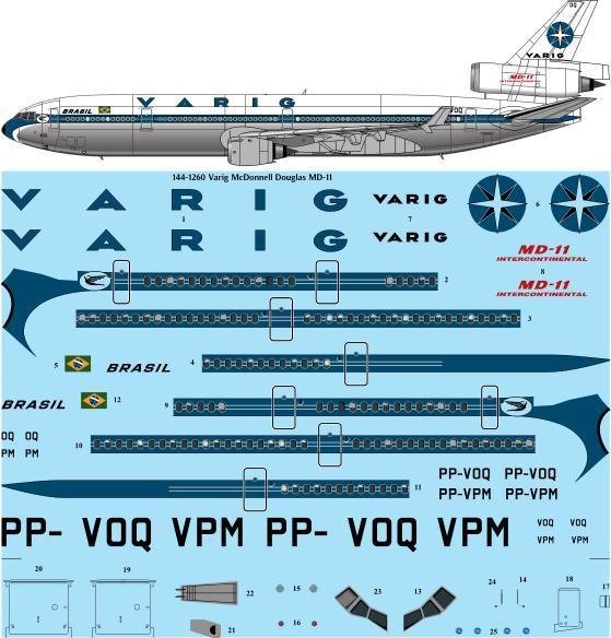 McDonnell Douglas MD11 (Varig) 144-1260