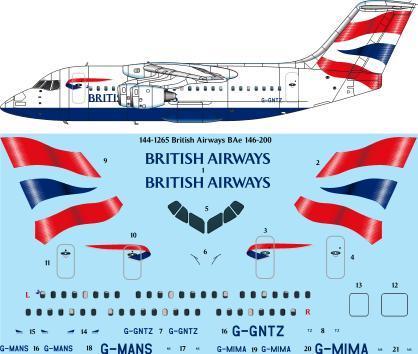 BAe146-200 (British Airways) 144-1265