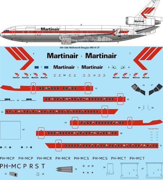 McDonnell Douglas MD11CF (Martinair Delivery Scheme) 144-1266