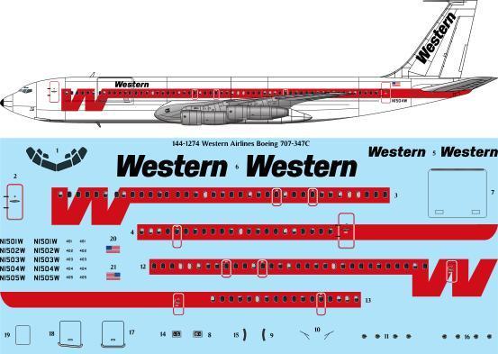 Boeing 707-347C (Western) 144-1274