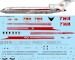Boeing 727-231/Adv (TWA) For CRM kit 144-1287
