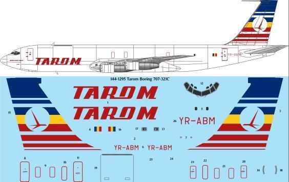 Boeing 707-321C (Tarom) 144-1295