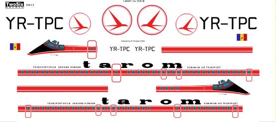 Tupolev Tu154B (Tarom OC)  144-13