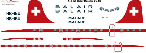 Douglas DC6B (Balair) 144-130