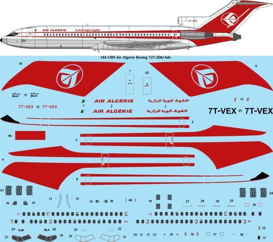 Boeing 727-2D6/Adv. (Air Algerie) 144-1309