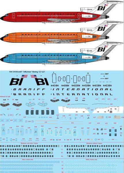 Boeing 727-227 (Braniff "Jellybean")  144-1311