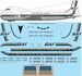 ATL98 Carvair (British Air Ferries Sand - Blue ) 144-1317