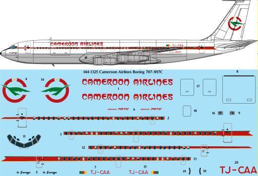 Boeing 707-3H7 (Cameroon Airlines)  144-1325