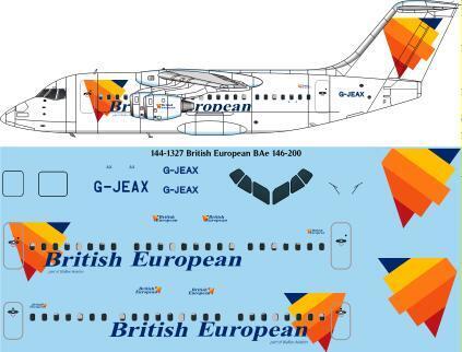 BAe 146-200 (British European)  144-1327